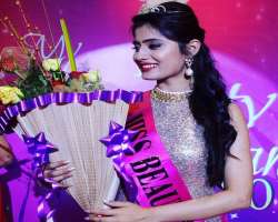 Takkar was the winner of a beauty pageant 